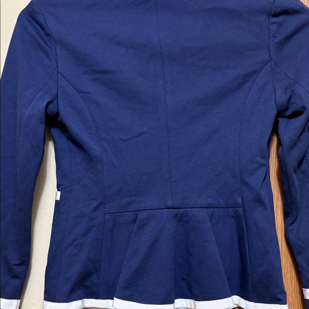 Polo by Ralph Lauren Kids Blazer in Deep Blue with White Accents - Picture 3 of 12